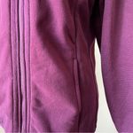 Time & Tru | Magenta Faux Fur Lined Full Zip Jacket Sz M Photo 3