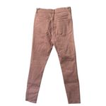 EXPRESS  Skinny High Rise Pants Size 4R Pink Stretch Classic City Preppy Office Photo 1