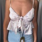 Blue Blush  Cheetah Pink Top Size Small Photo 0