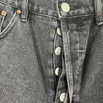 PacSun Ultra High Rise Vintage Shorts Womens 28 Washed Black Button Fly Festival Photo 4