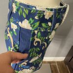Farm Rio NWT  Navy Blue Flower Tapestry Shorts, 26 Photo 2