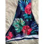 Bikini Hawaii print size medium runs small nwt Blue Photo 3