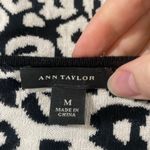 Ann Taylor cheetah print plush 3/4 cuff sleeves Crewneck plush sweater size M Photo 8