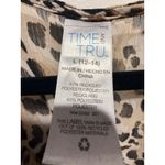 Swimsuit Cover Large Animal Print Time & Tru Sheer Twist Summer Beach Vacay Photo 9