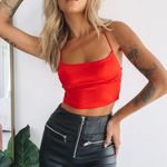 Beginning Boutique Lace Up Top Photo 4