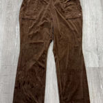 Juicy Couture Juicy By  Brown Velour Track Pants - Size 2x Photo 0