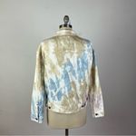 Anthropologie Pilcro Tie Dye Denim Jacket Blue Photo 5