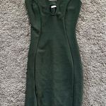 Olive Tree  Olive Green Cutout Bandage Midi Dress Photo 1