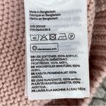 Divided H&M Cowl Neck Waffle Knit Crop Sweater Mauve Pink XS Photo 9