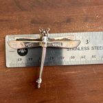 Dragonfly‎ Lapel Pin Jewelry, Silver & Abalone Brooch Photo 8