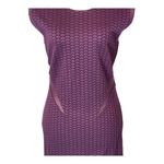 Opening Ceremony Opening Ceremony Dress Women Large Purple Plum Cut Out Thalia Puckered Midi NWT Photo 9