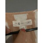 Lou & grey for Loft Brown Sugar Cream Ikat Self Tie Romper Womens Size XL Photo 7