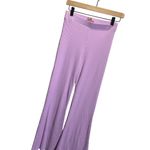 Show Me Your Mumu Lavender Ribbed Knit Flare Pants S USA Photo 1