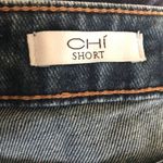 Sofia Vergara Jeans Chi Stretch High Rise Shortie Shorts Sz 20 Distressed Photo 6