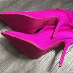 AZALEA WANG STAR STRETCH SERENITY BOOTIE IN PINK size 7 Photo 8