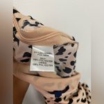 Skies Are Blue  Animal Print Jumpsuit - Tan and Black Photo 5