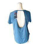 Under Armour NWT  Heat Gear Open Back Tee Top Photo 3