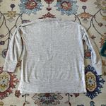 Aerie Summer Desert Oversized Sweatshirt in Heathered Gray Side Slits XS Photo 7