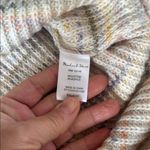 Michael Stars  Cream Gray Cozy Sweater Button Detail v-neck neutral Photo 5