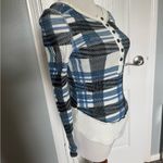 Free People Movement Long Sleeve Layering top
Plaid Button-Up Women's Top Photo 1