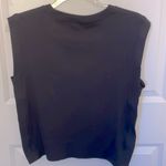 Evereve  Black Otis Rib Side Panel Tank Large Photo 4