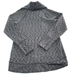 Athleta Top Womens Large Grey Space Dye Tranquillity Cowl Neck Pullover Photo 2