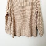 Madewell [] Oversized Tan Gingham Check Linen Dorset Slouchy Blazer NWT Size XL Photo 7