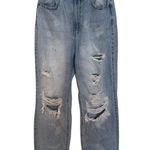 PacSun 90s Boyfriend Distressed Jeans Women’s Size 27 Light Wash Blue Denim Photo 0