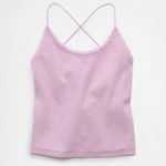 American Eagle  Lavender Lace Tank Top Photo 4