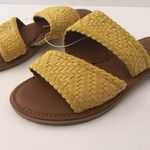Yellow Woven Sandals, Size 8 1/2 Photo 1