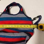Old Navy striped crossbody handbag lunchbox insulated cooler travel picnic bag Photo 5