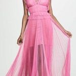 Maria Lucia Hohan Dress Iselin Tulle Maxi Birthday Fun Wedding Pink 4 GUC Photo 0