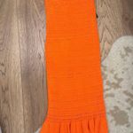 Lulus Orange Crotchet Strapless Dress Photo 0