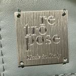 Retropose Handmade Italian Leather Boho Chic Blue Hobo Bag Coquette Coastal Vibe Photo 13