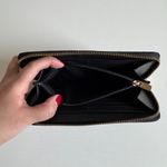 Coach Long Zip Around Wallet Black Photo 3
