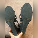 Lucky Brand Women's Size 10 Sandals Black  Jinela Wedge Back Zip Photo 6