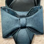 EXPRESS Black Stiletto Heels with Bow Detail Photo 3