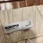 Sonoma NWT high rise wide leg crop pant in riviera sand 6 Photo 5