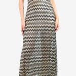 Livystone Black Gold Striped Sheer Beach Coverup Size Small Photo 0