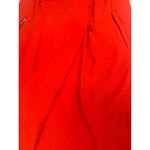Carlisle Red Sleeveless Dress Pleated Midi Dress Zipper Pockets Size 6 Career Photo 7