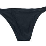 Aerie Womens Cheeky Bikini Bottom Black Nylon/Elastane XL New Photo 1