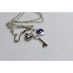 Source Unknown Casual Everyday Hearts/Key Charm Silver Tone Pendant Necklace Photo 2