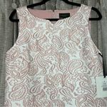 NWT Victoria Beckham Target Blush Pink Jacquard Mod Shift Dress Size Medium Photo 6