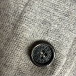 Barbour Women’s Size M Millfire Knit Sweater Jacket Gray Tartan Preppy Old Money Photo 8