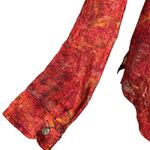 Chico's Chico’s SZ 2 (Large) Top Button-Up Semi-Sheer Long Sleeve Lightweight Slits Photo 2