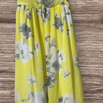 Yellow Floral Maxi Dress Size 16 Photo 0