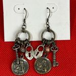 Sonoma New, Keys, Coins, Padlocks, Dangle Pierced Earrings Photo 1