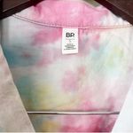 BP  Pink/Blue Tie Dye Short Sleeve Button Down Collared Top Size Small NEW Photo 2