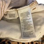 J. Crew High Rise, Toothpick Leopard Dot Denim Pant. Size 32 Tan Photo 7