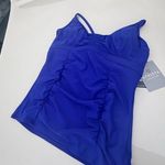 Athleta NWT Blue Tankini 38 B/C Photo 0